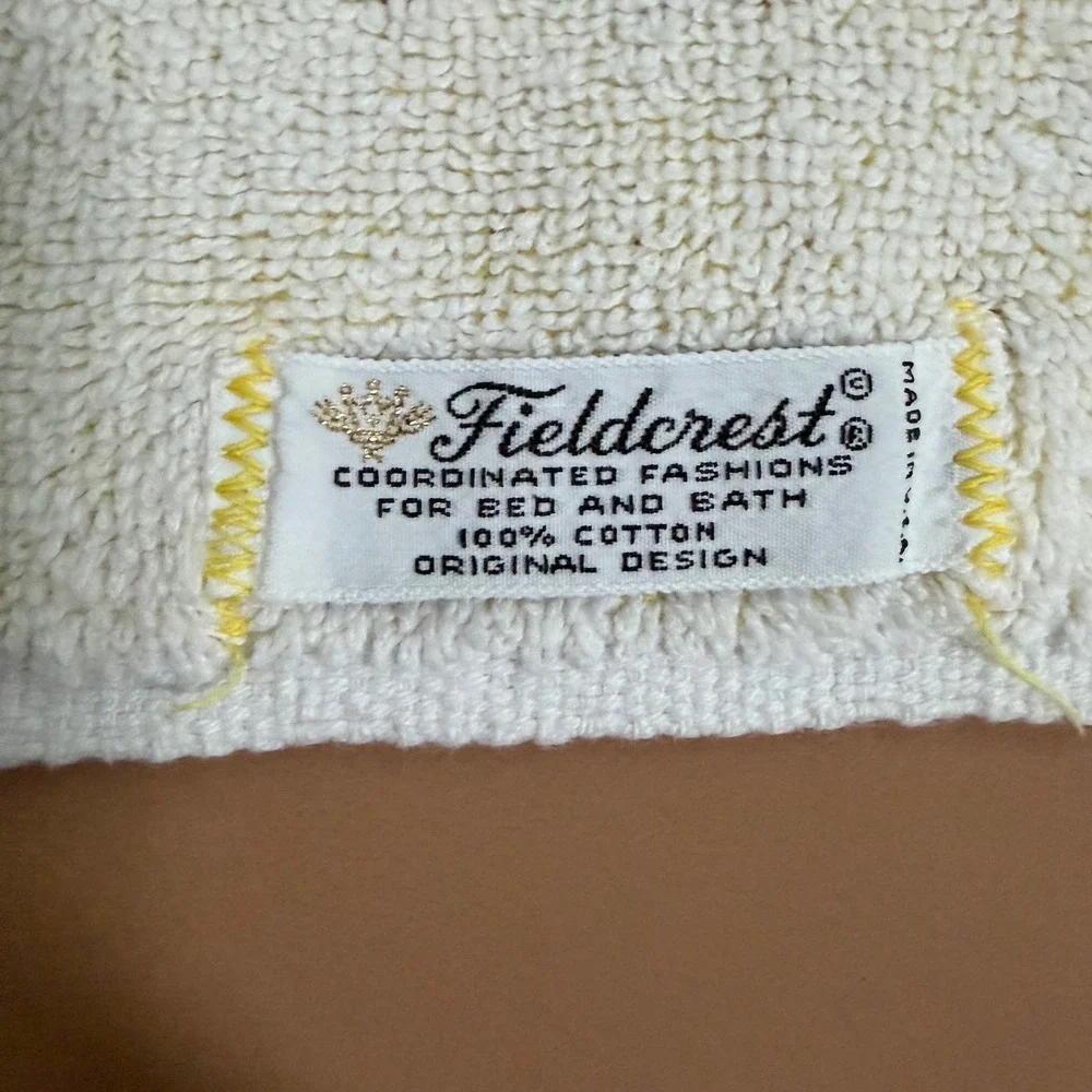 Fieldcrest vintage hand